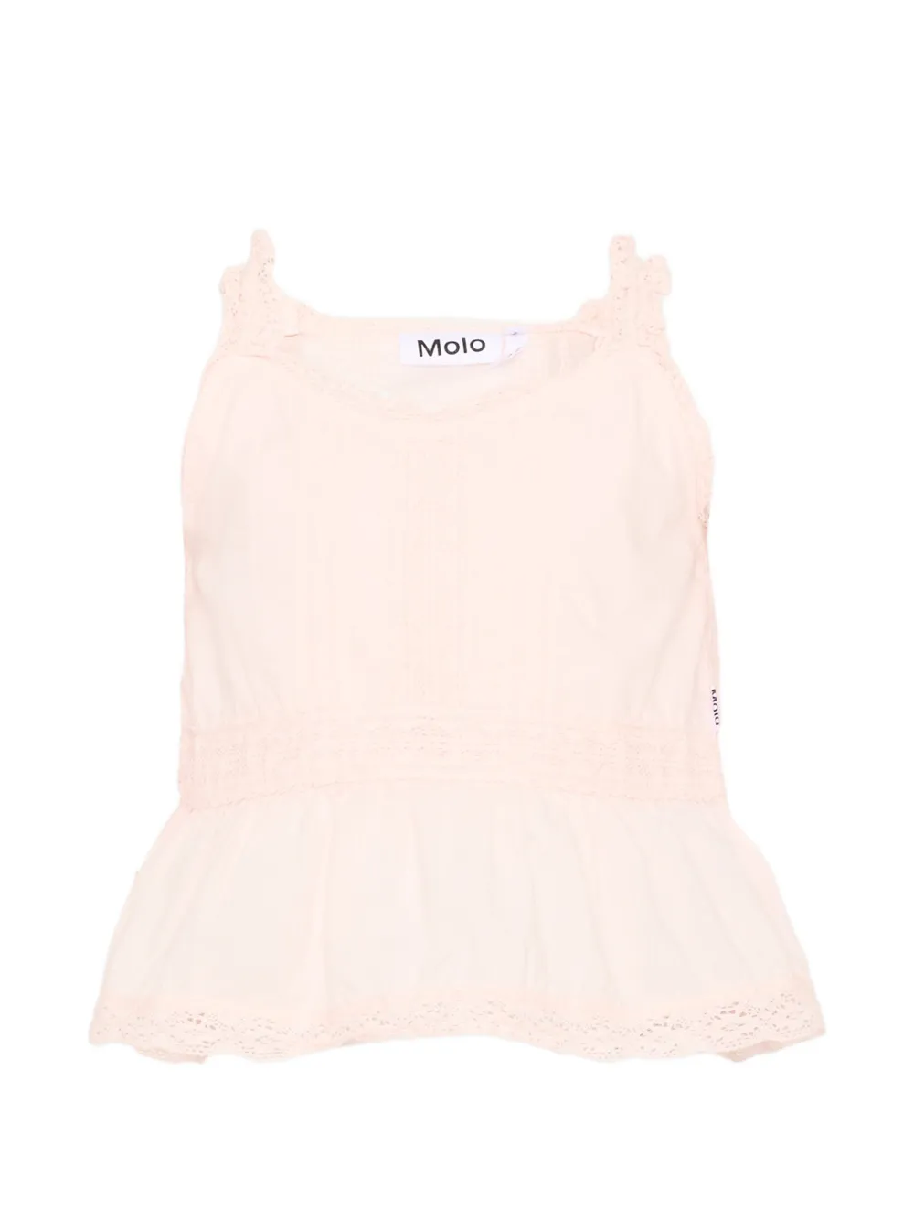 Molo lace-trim blouse - Rosa