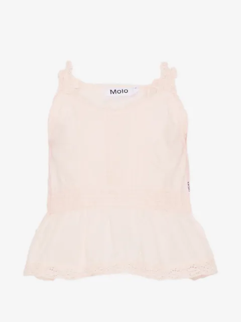 Molo Roanna lace-trim blouse
