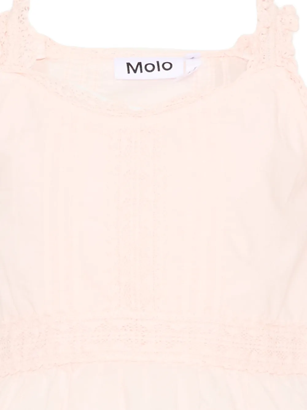 Molo Shirt met afwerking van kant Roze