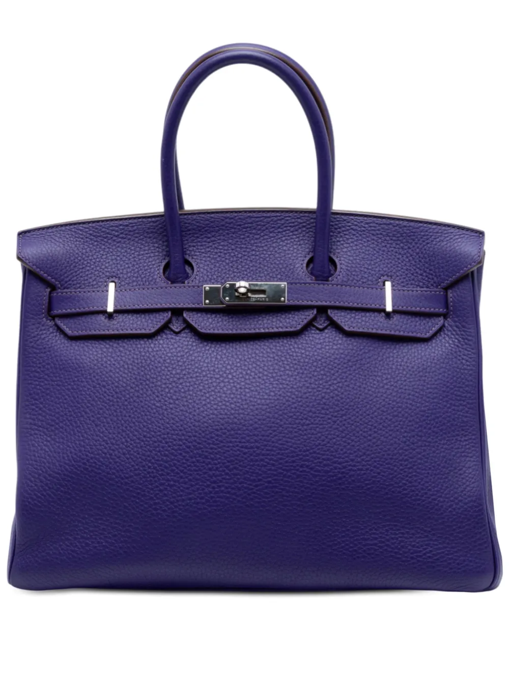 Hermès Pre-Owned 2011 Clemence Birkin Retourne 35 handbag - Viola