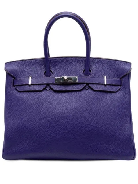 Hermès Pre-Owned 2011 Clemence Birkin Retourne 35 handbag