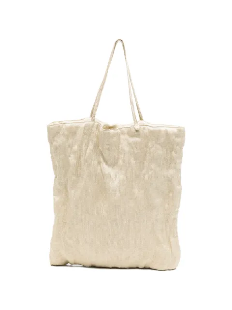 Alysi crinkled-effect tote bag