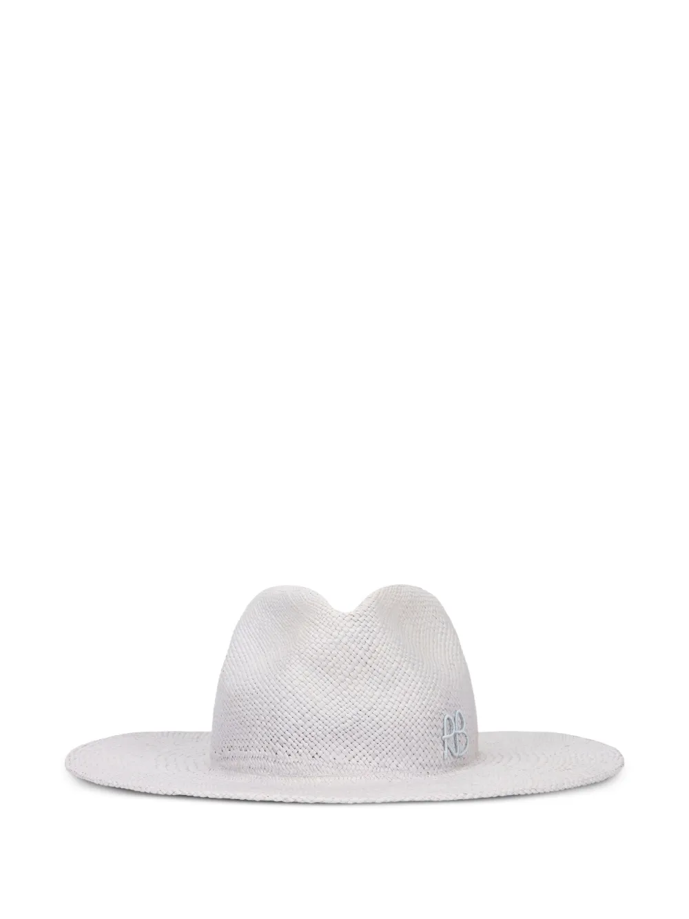 Ruslan Baginskiy wide brim raffia hat - Bianco
