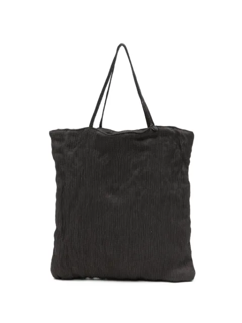 Alysi crinkled-effect tote bag