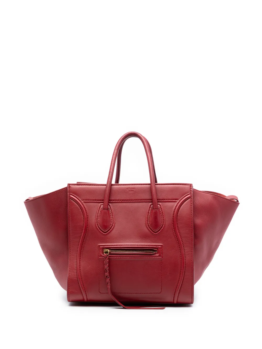 Celine Pre-Owned 2013 Medium Leather Phantom Luggage tote bag - Rosso