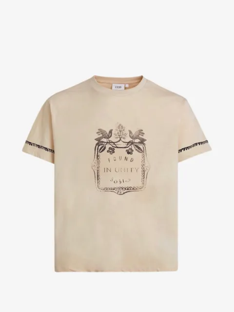 FOUND printed short-sleeve community T-shirt