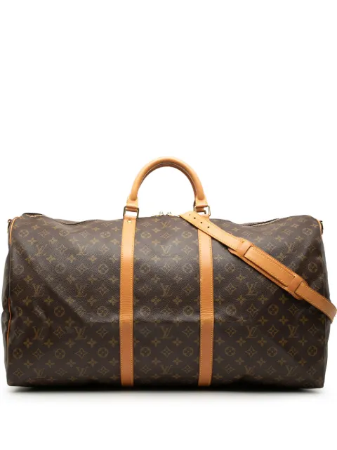 Louis Vuitton Pre-Owned 1990-2010 모노그램 키폴 반둘리에 60 트래블 백