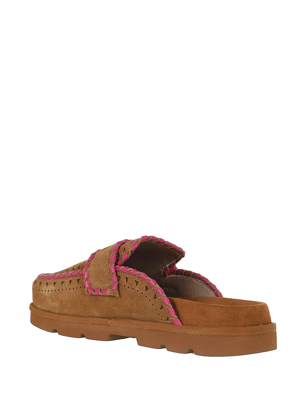 Mou contrast-trim mules Bruin