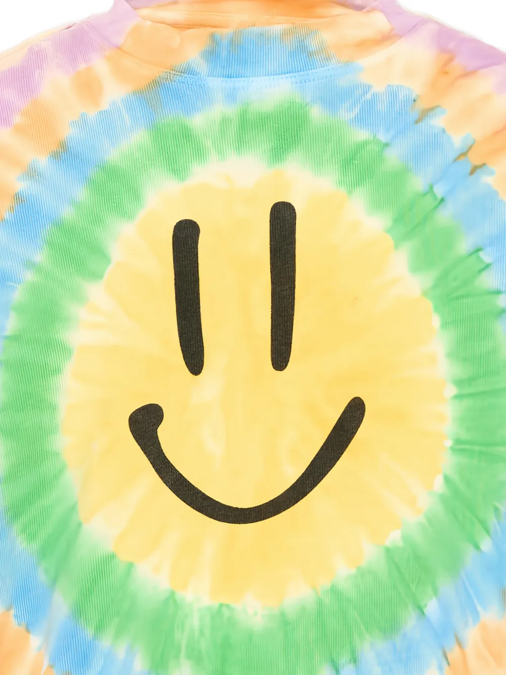  Molo Pull à Imprimé Smiley Tie Dye - Jaune 