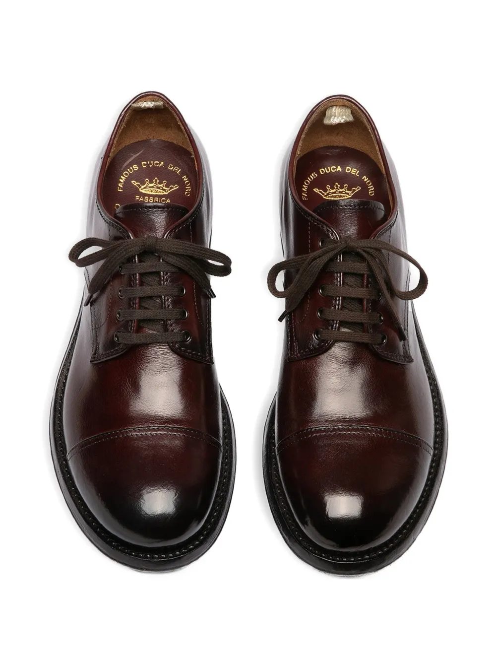Officine Creative Admiral cap-toe derby shoes Bruin