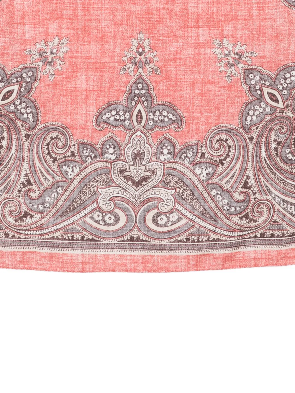 Dell'oglio Sjaal met paisley-print Roze