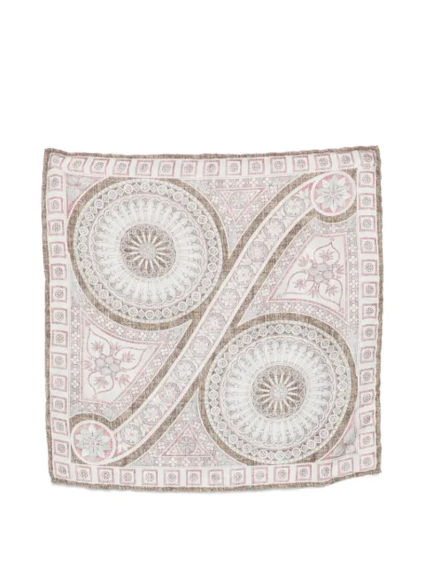 Dell'oglio Easy geometric-print scarf