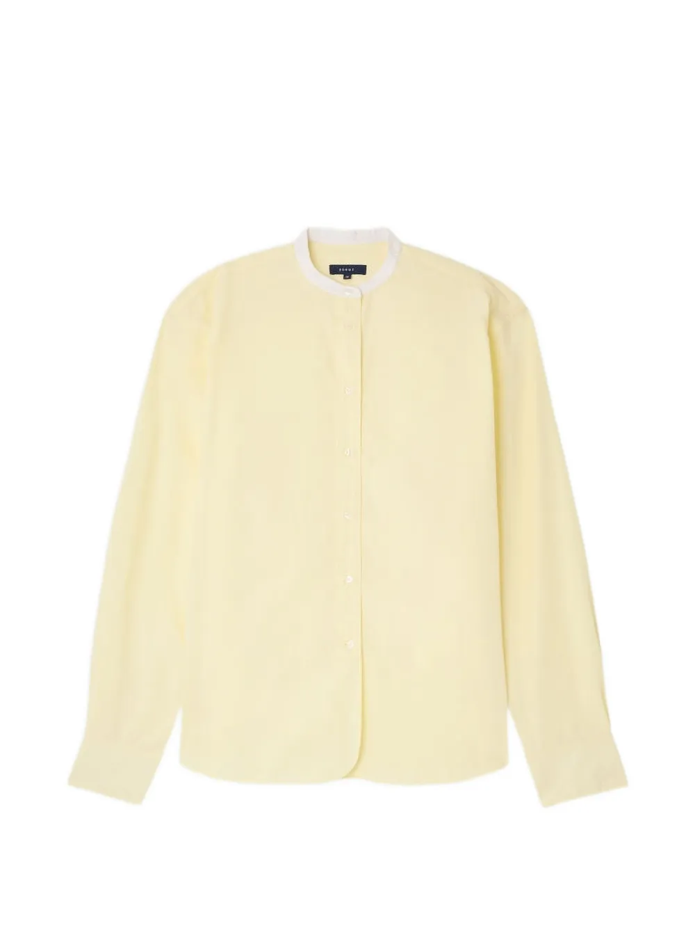 Soeur Bermudes band-collar shirt - Giallo