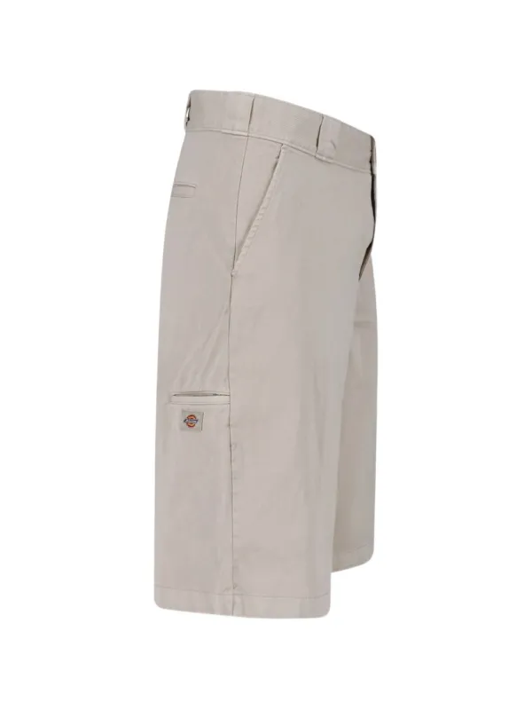 DICKIES 247 13-inch logo-patch Bermuda Shorts | Neutrals | FARFETCH