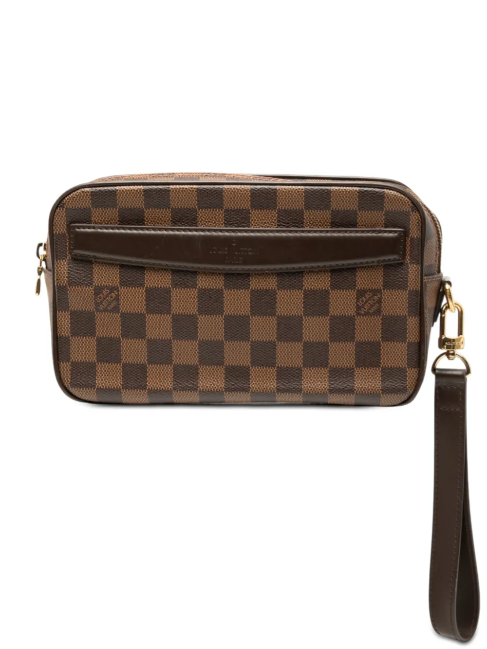 Louis Vuitton Pre-Owned 2013 Damier Ebene Pochette Saint Paul clutch bag - Marrone