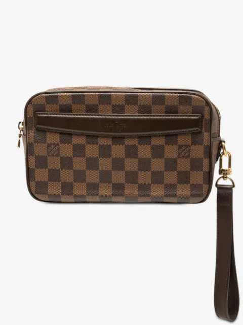 Louis Vuitton Pre-Owned 2013 Damier Ebene Pochette Saint Paul clutch bag