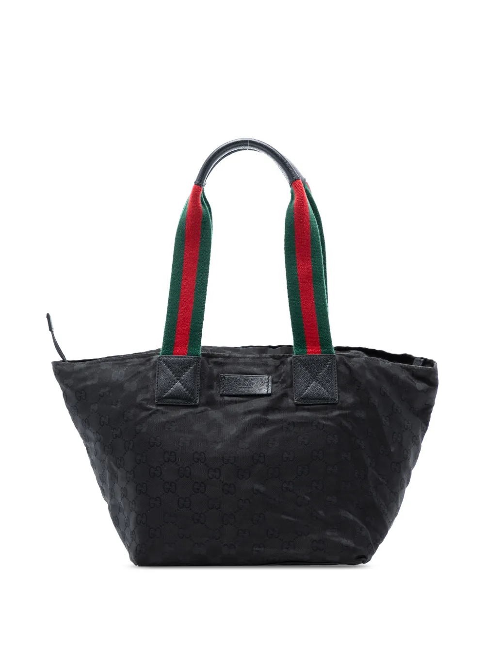 Gucci Pre-Owned 2000-2015 GG Canvas Web tote bag - Nero