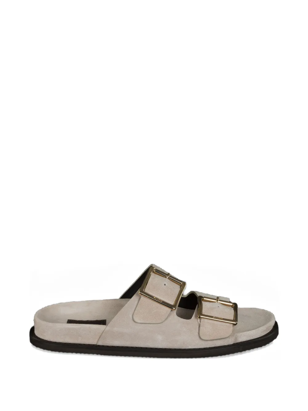 Moorer Duchamp-P5 buckle leather sandals - Nude