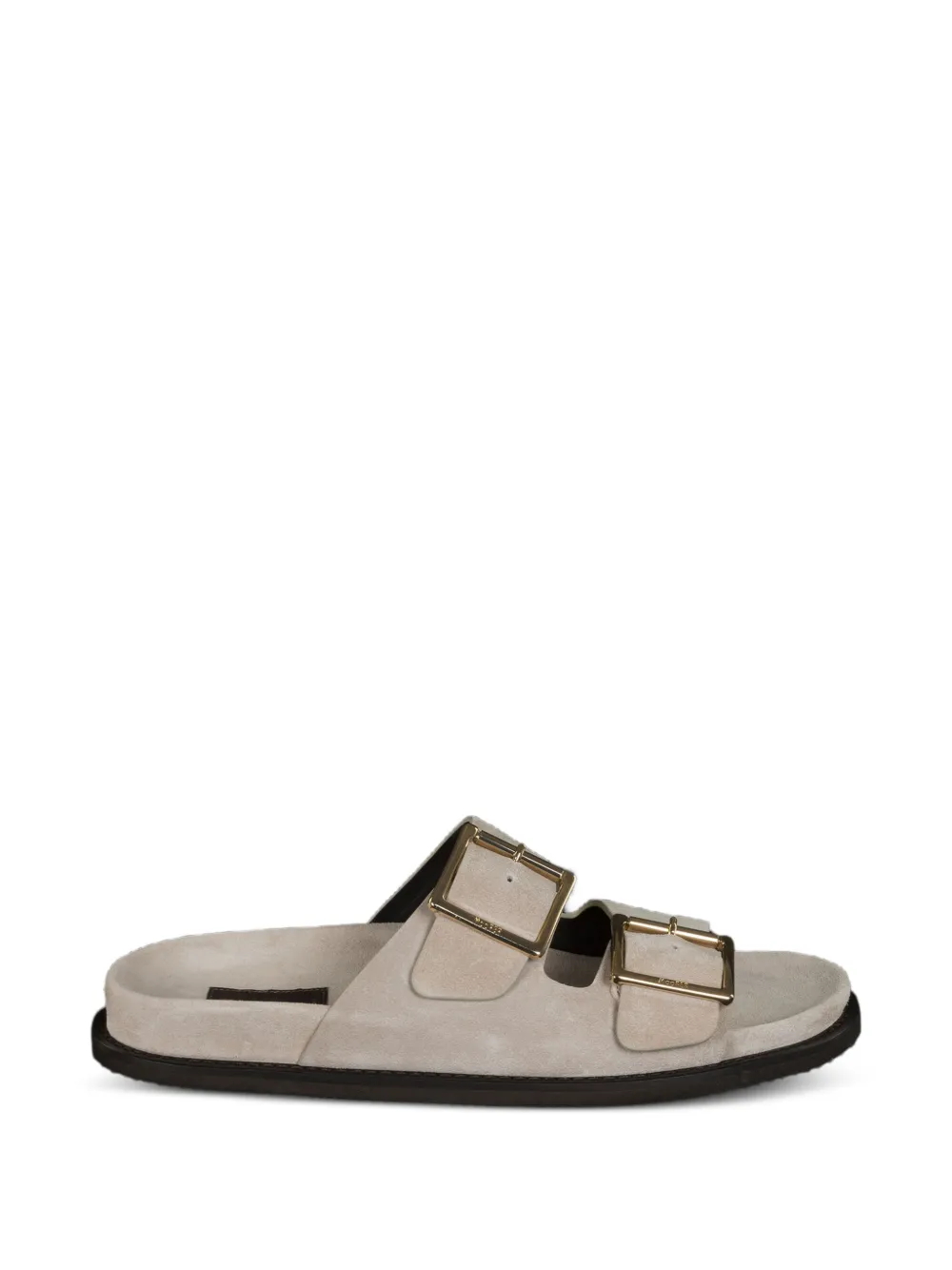 Moorer Duchamp-P5 buckle leather sandals - Toni neutri
