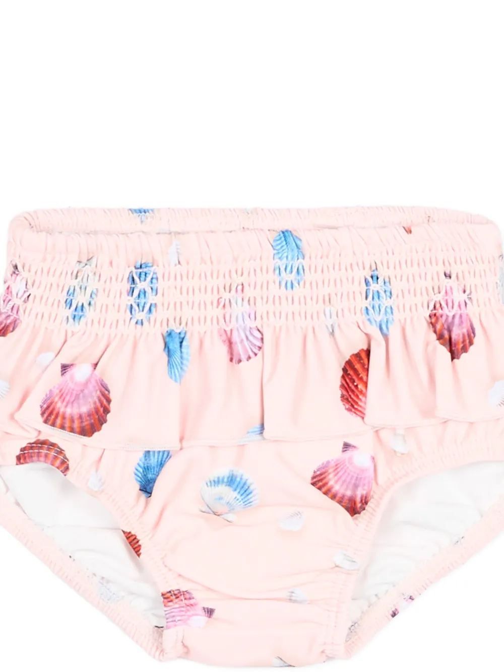 Molo Neena bikini met schelpen-print en ruches Roze