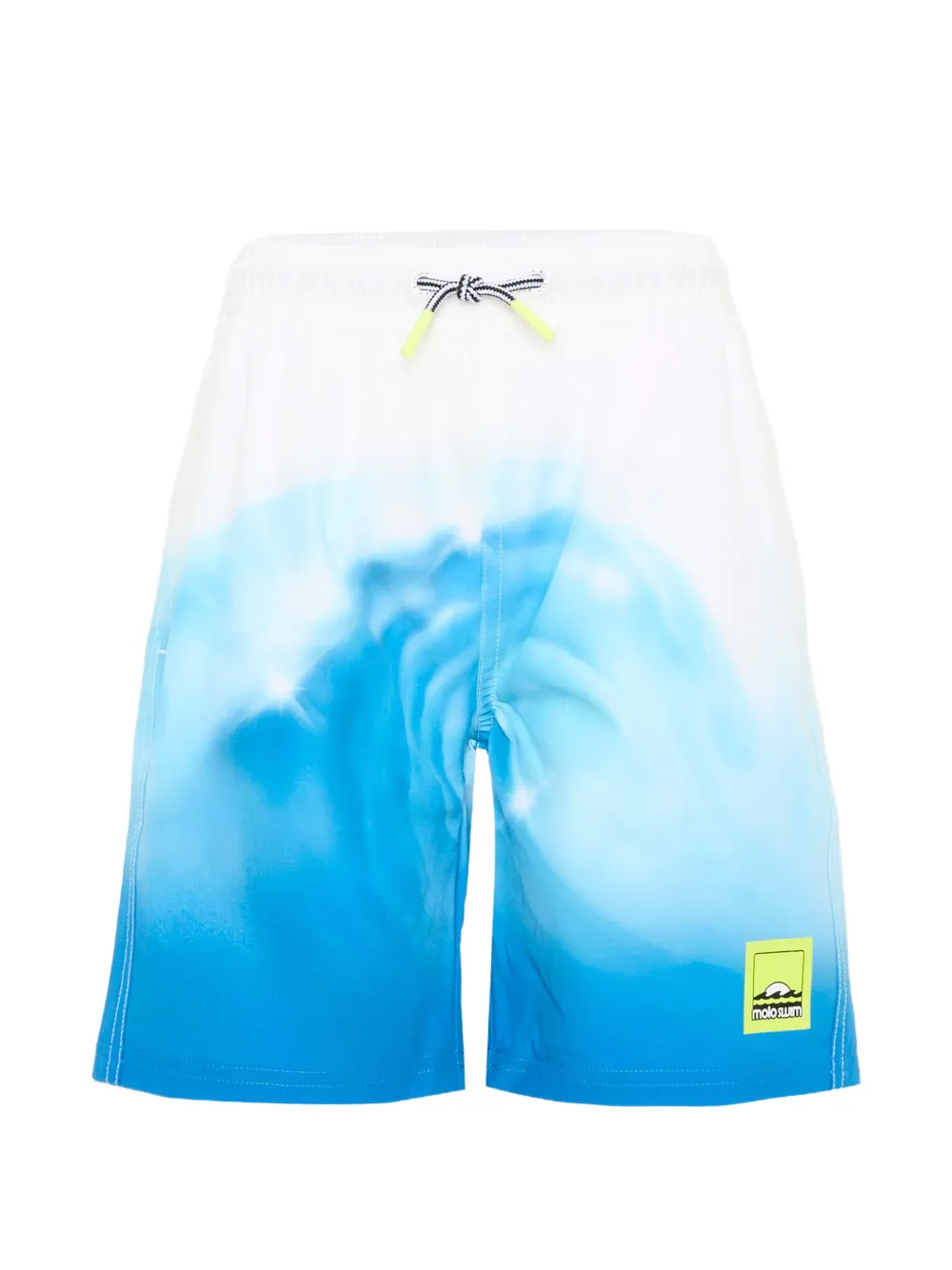 Molo wave-print swim shorts - Blu