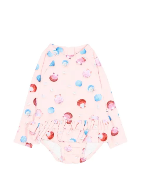 Molo seashell-print swimsuit