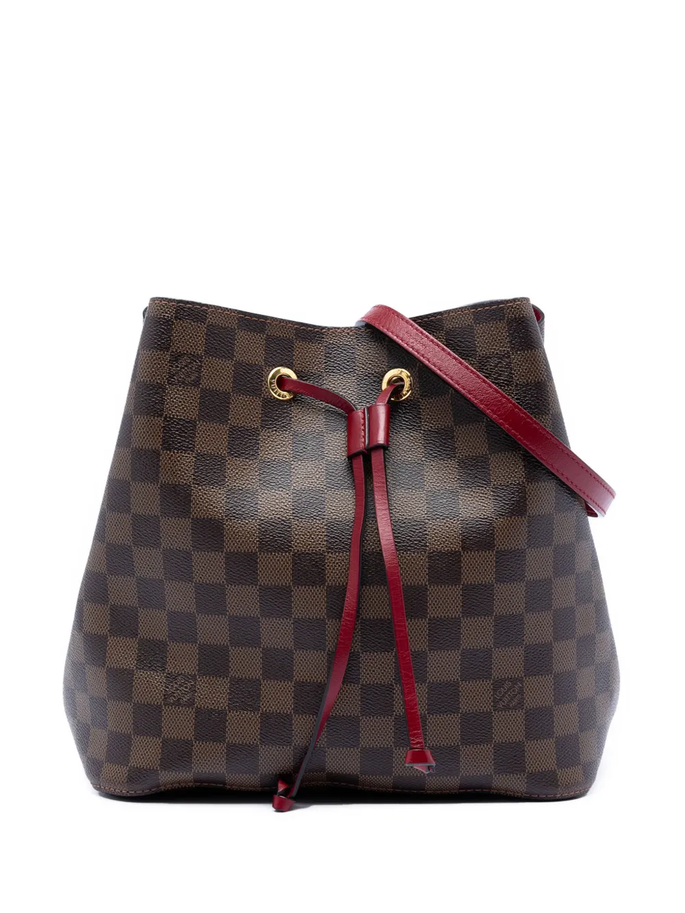 Louis Vuitton Pre-Owned 2019 Damier Ebene Neonoe MM bucket bag - Marrone