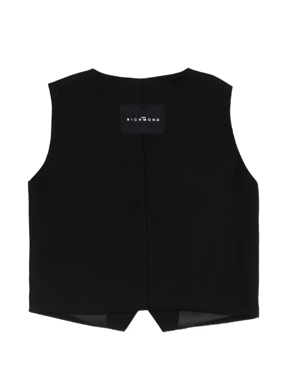 John Richmond Junior Gilet met V-hals Zwart