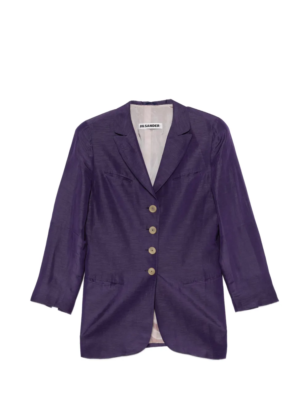 Jil Sander Pre-Owned 2010s single-breasted blazer - Viola