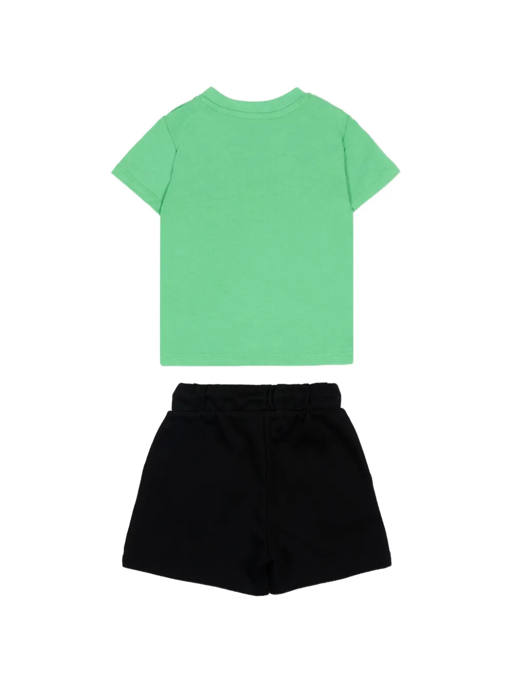 John Richmond Junior Katoenen T-shirt en shorts Groen