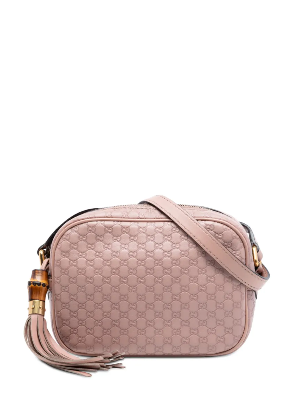 Gucci Pre-Owned 2016-2025 Metallic Microguccissima Sunshine Disco Camera Bag crossbody bag - Rosa