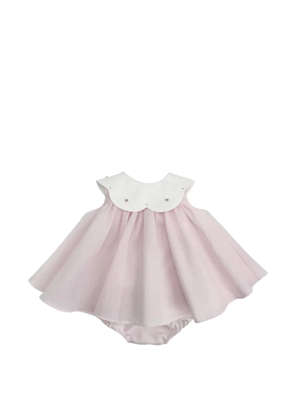 La Stupenderia peter pan collar dress - Rosa