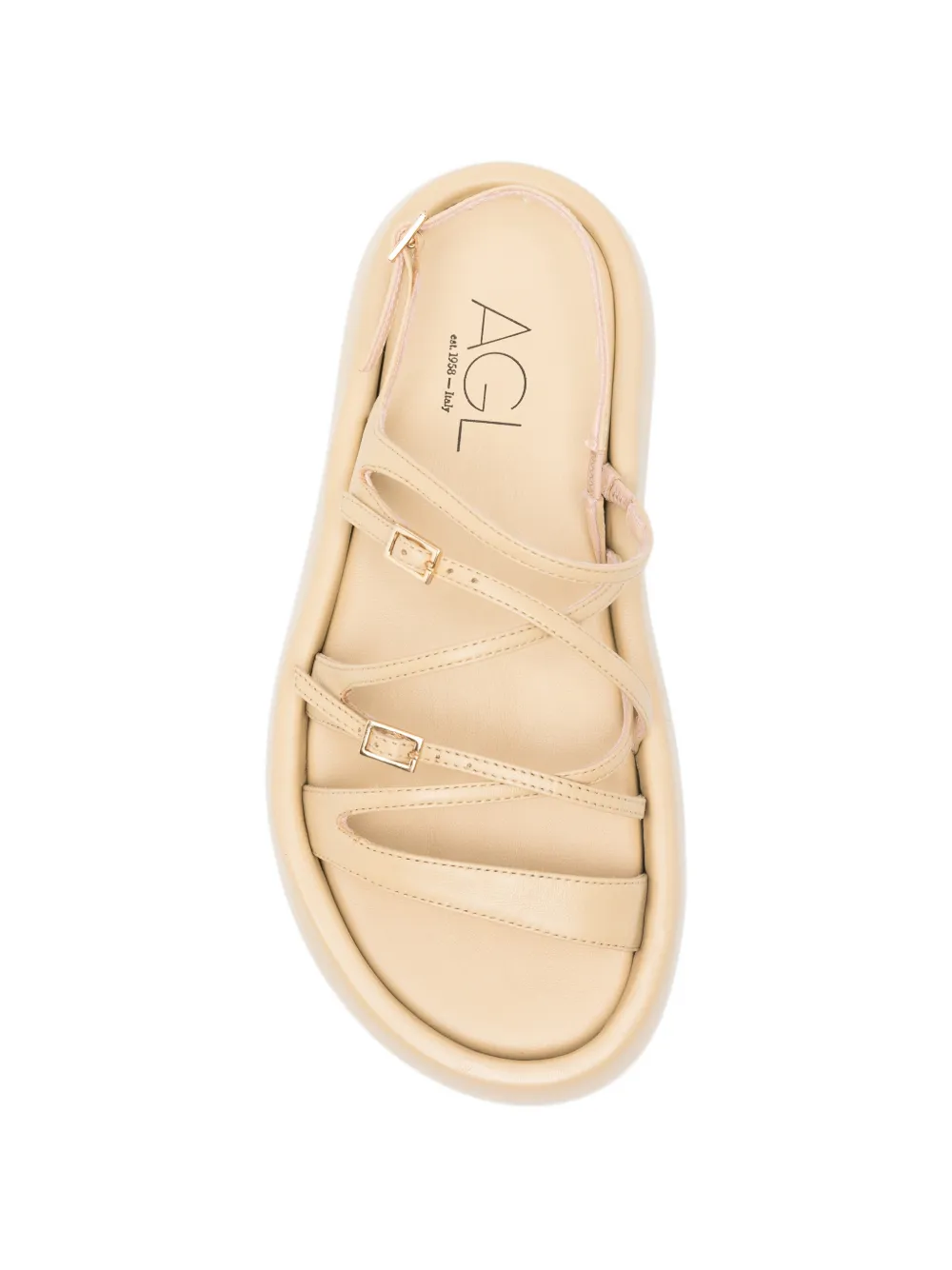 AGL Bulle multi-strap sandals Beige