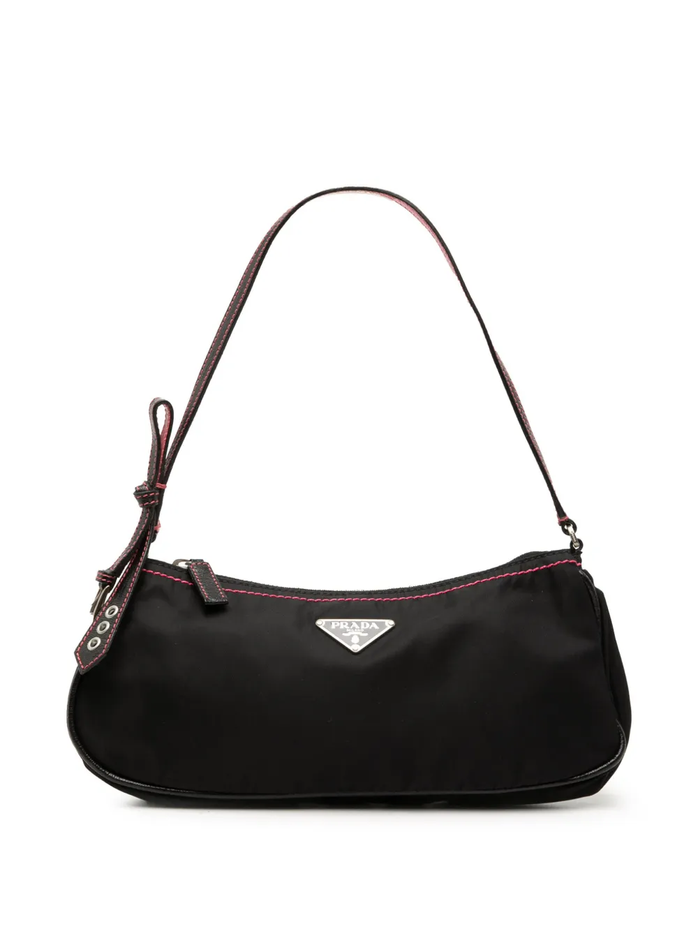 Prada Pre-Owned 2013-2026 Tessuto Bow shoulder bag - Nero