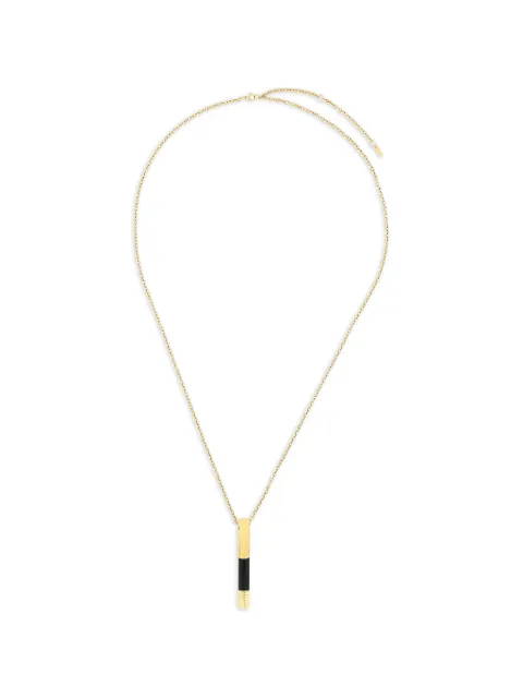 S.T. Dupont Min pen brass pendant necklace