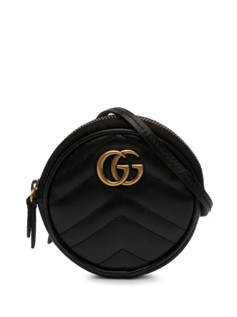Gucci Pre-Owned 2016-2026 GG Marmont Matelasse Umhängetasche mit rundem Münztäschchen