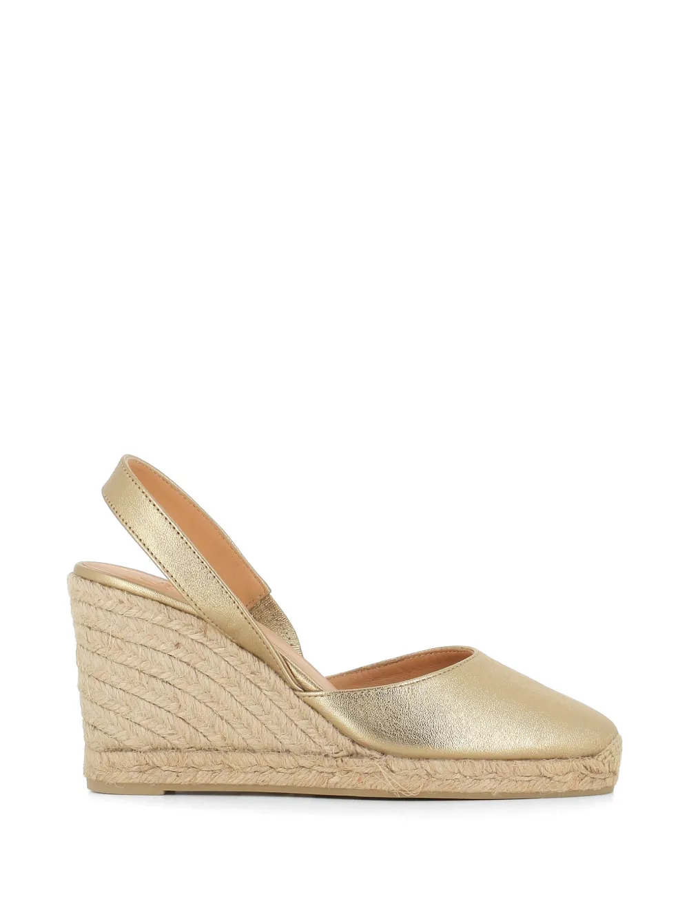 Castañer 90mm Carissa wedge-heel espadrilles - Oro