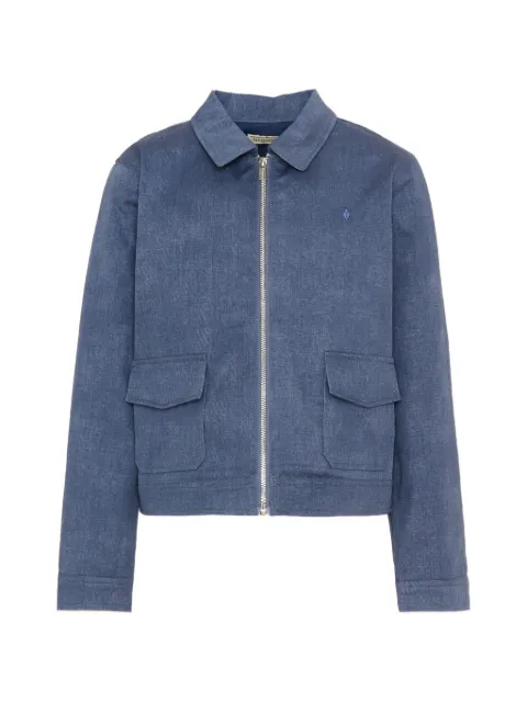 TRUSSARDI JUNIOR zip-up denim jacket