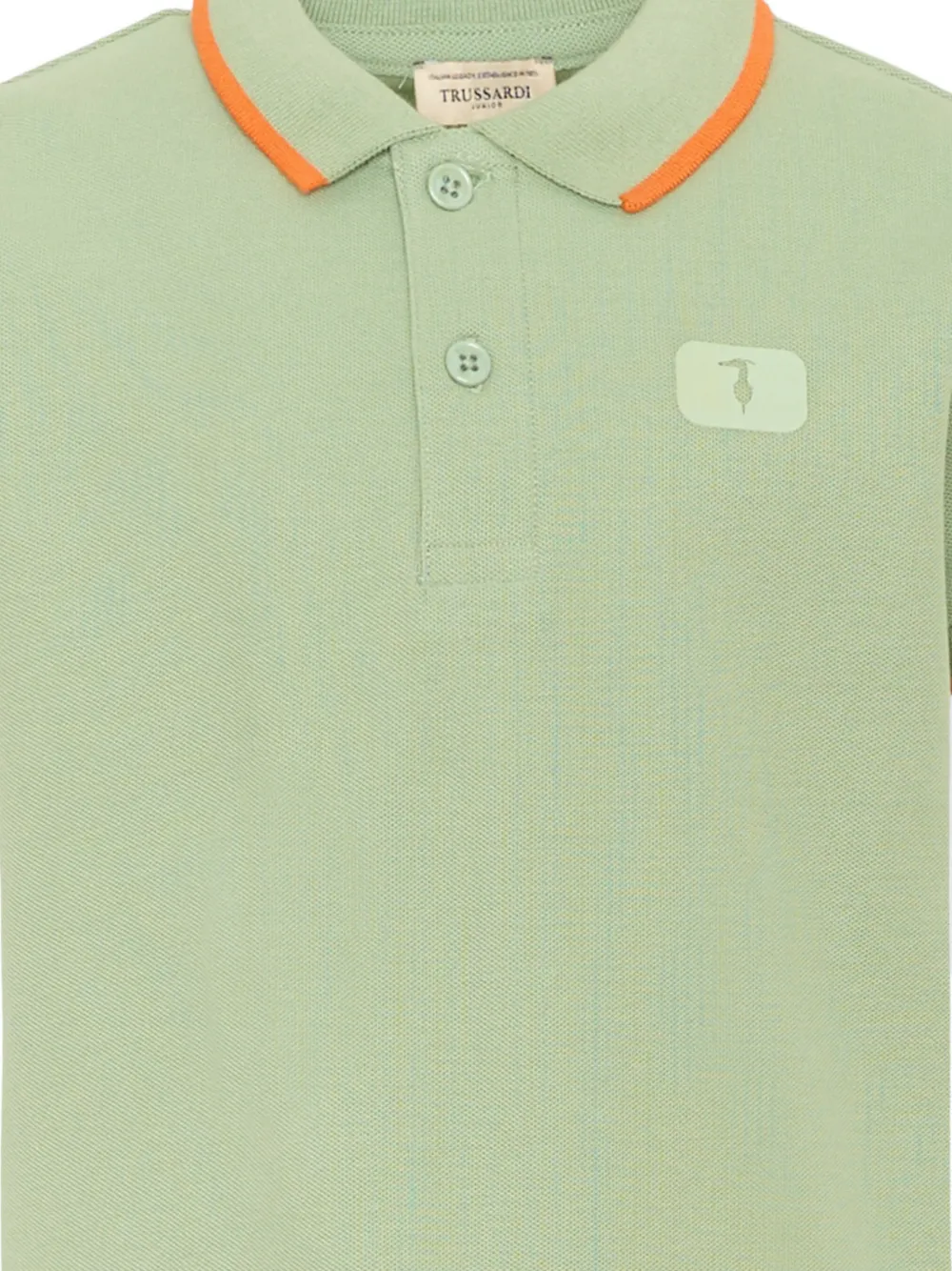 TRUSSARDI JUNIOR Katoenen poloshirt Groen