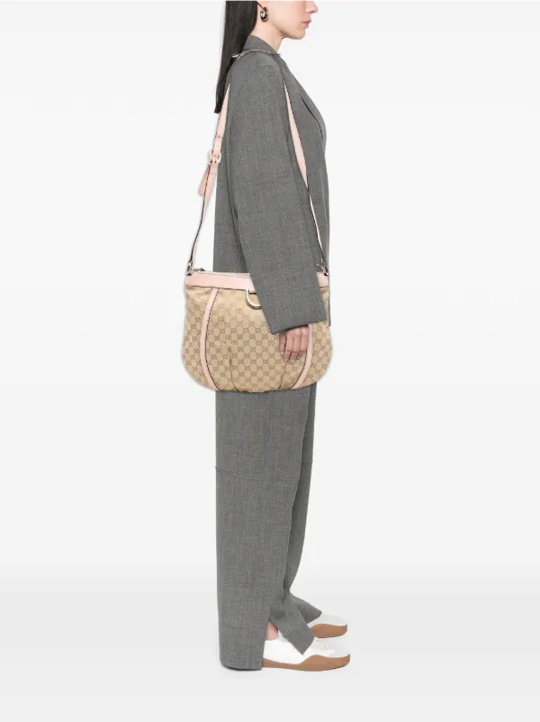 Gucci Pre-Owned 2016-2026 GGキャンバス アビー Dリング ショルダー 