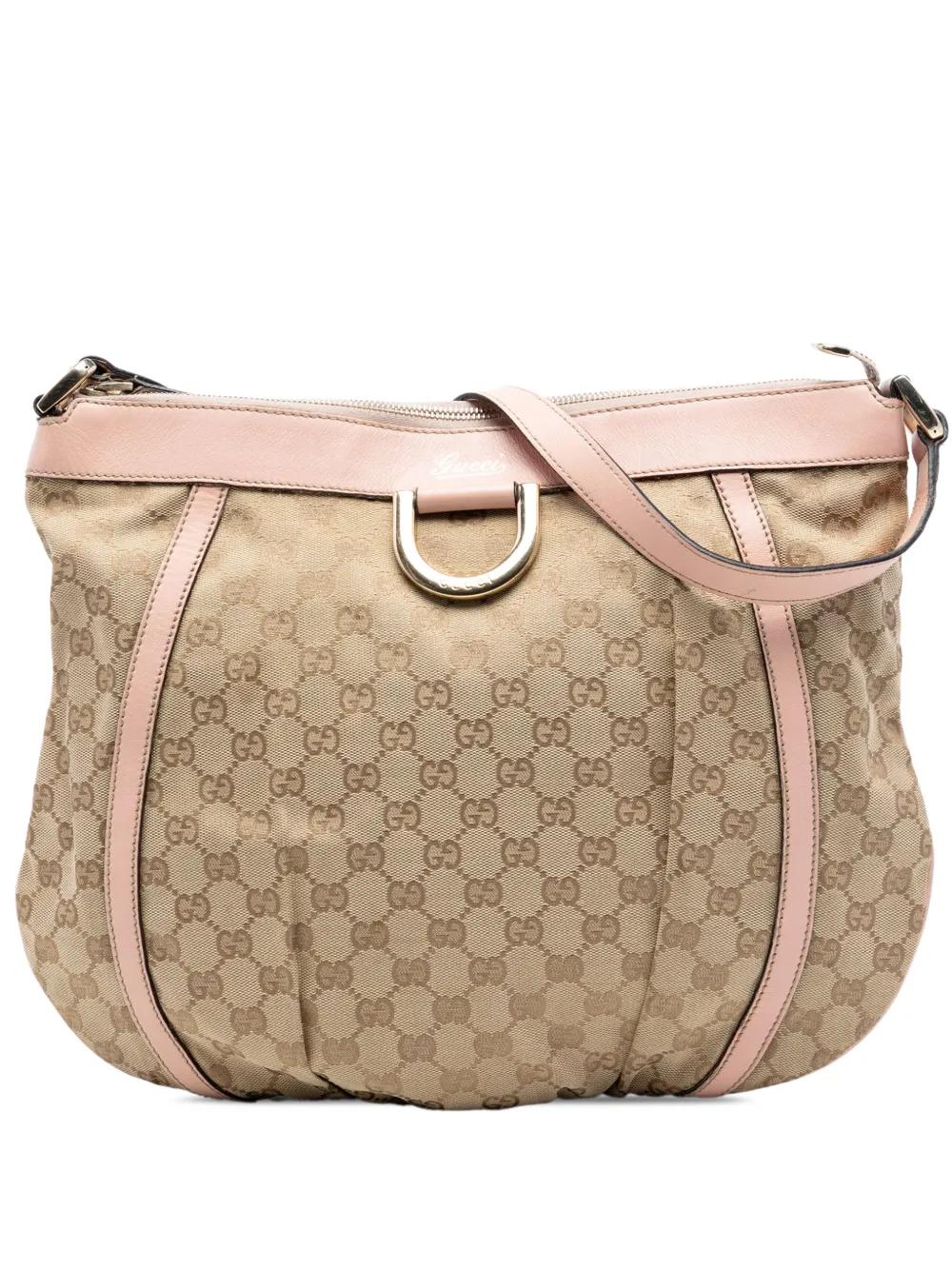 Gucci Pre-Owned 2016-2026 GG Canvas Abbey D Ring crossbody bag - Rosa