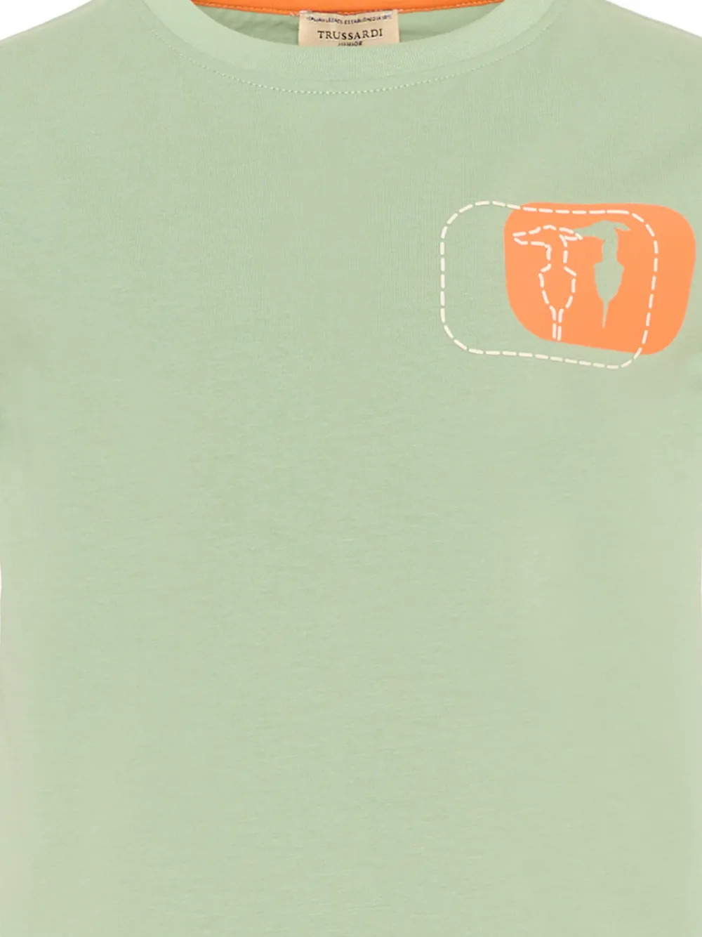 TRUSSARDI JUNIOR Grafisch T-shirt Groen