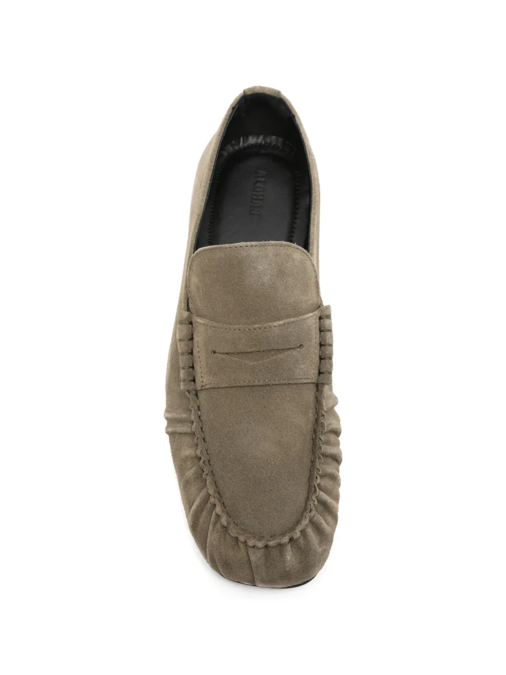 ALOHAS Aven suède loafers Groen