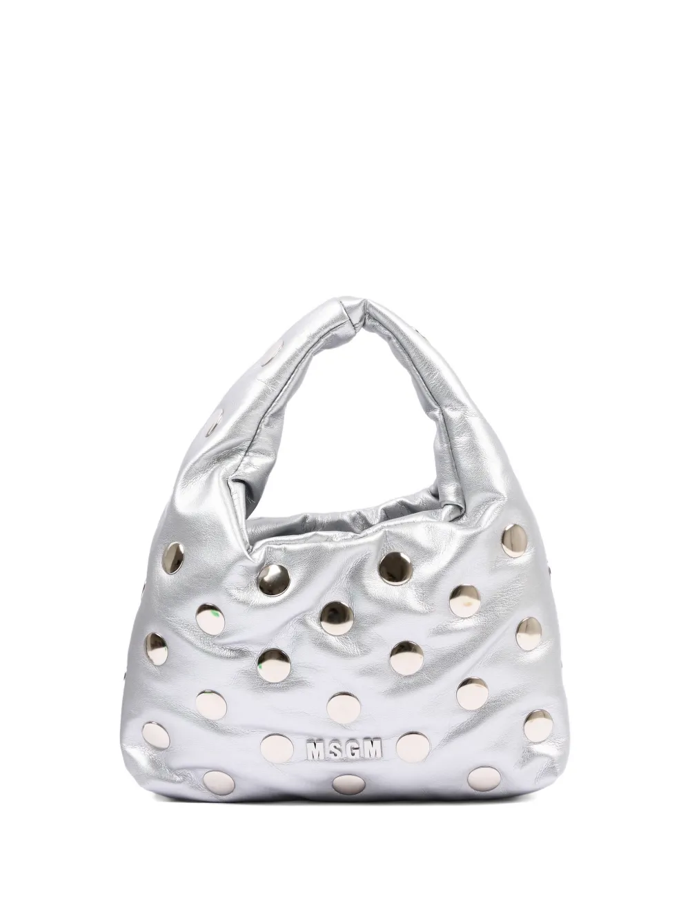 MSGM Kids studded handbag - Argento