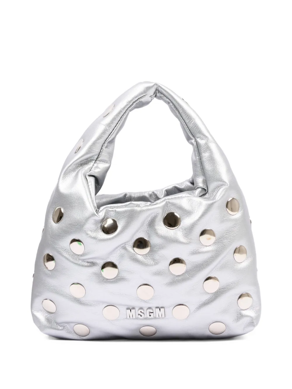 MSGM Kids studded handbag - Argento