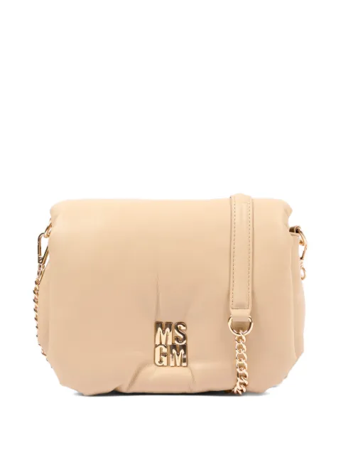 MSGM Kids logo-plaque shoulder bag