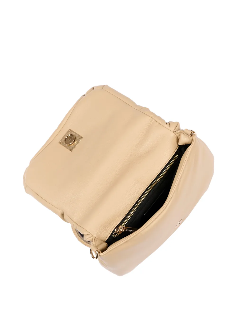 MSGM Kids Schoudertas met logoplakkaat Beige