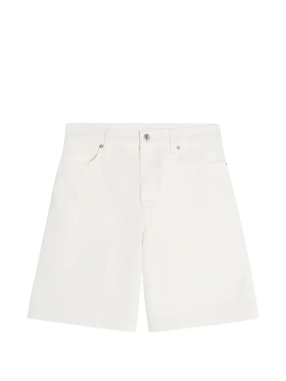 Maison Kitsuné Shorts met vijf zakken Wit
