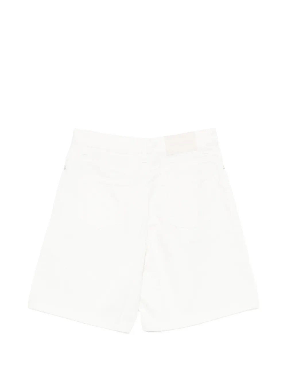 Maison Kitsuné Shorts met vijf zakken Wit