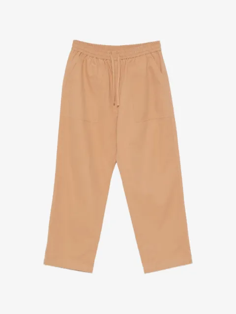Maison Kitsuné drawstring patch-pocket trousers